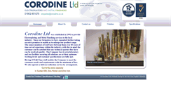 Desktop Screenshot of corodine.co.uk