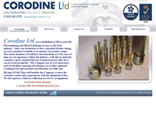 Tablet Screenshot of corodine.co.uk